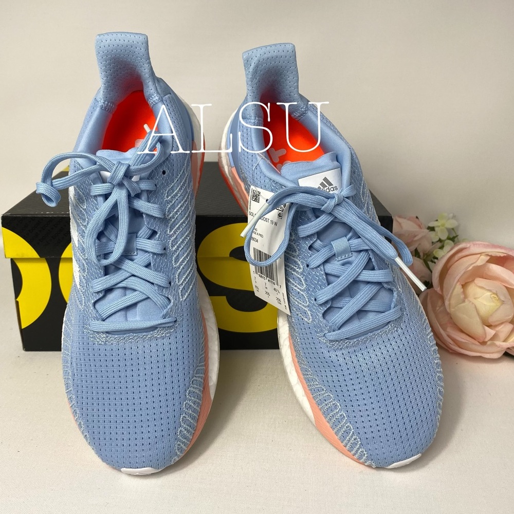 Adidas Solar Boost Blue Canvas Low Top AUTHENTIC - Picture 4 of 8